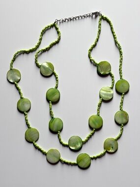 Green Bead Necklace